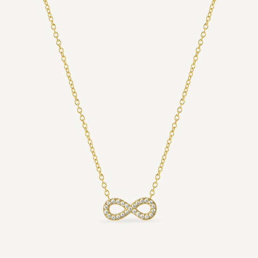 The Full Pavé Infinity Necklace