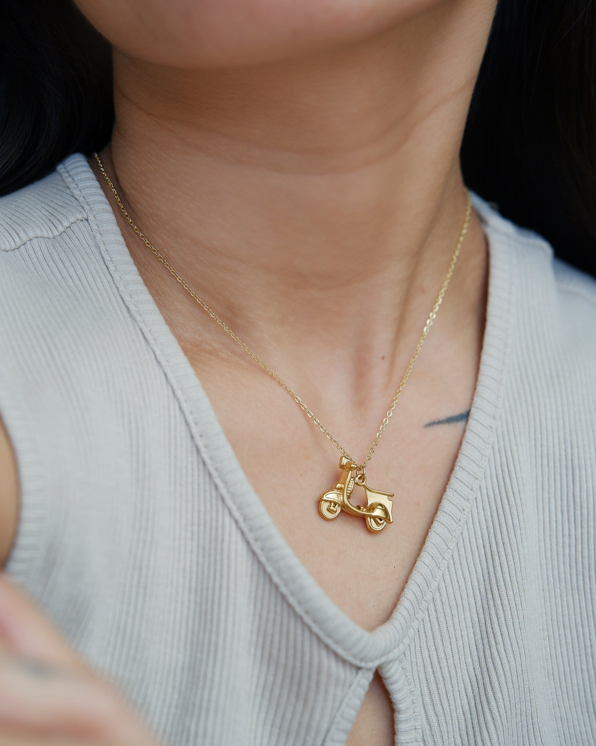 The Italian Scooter Necklace