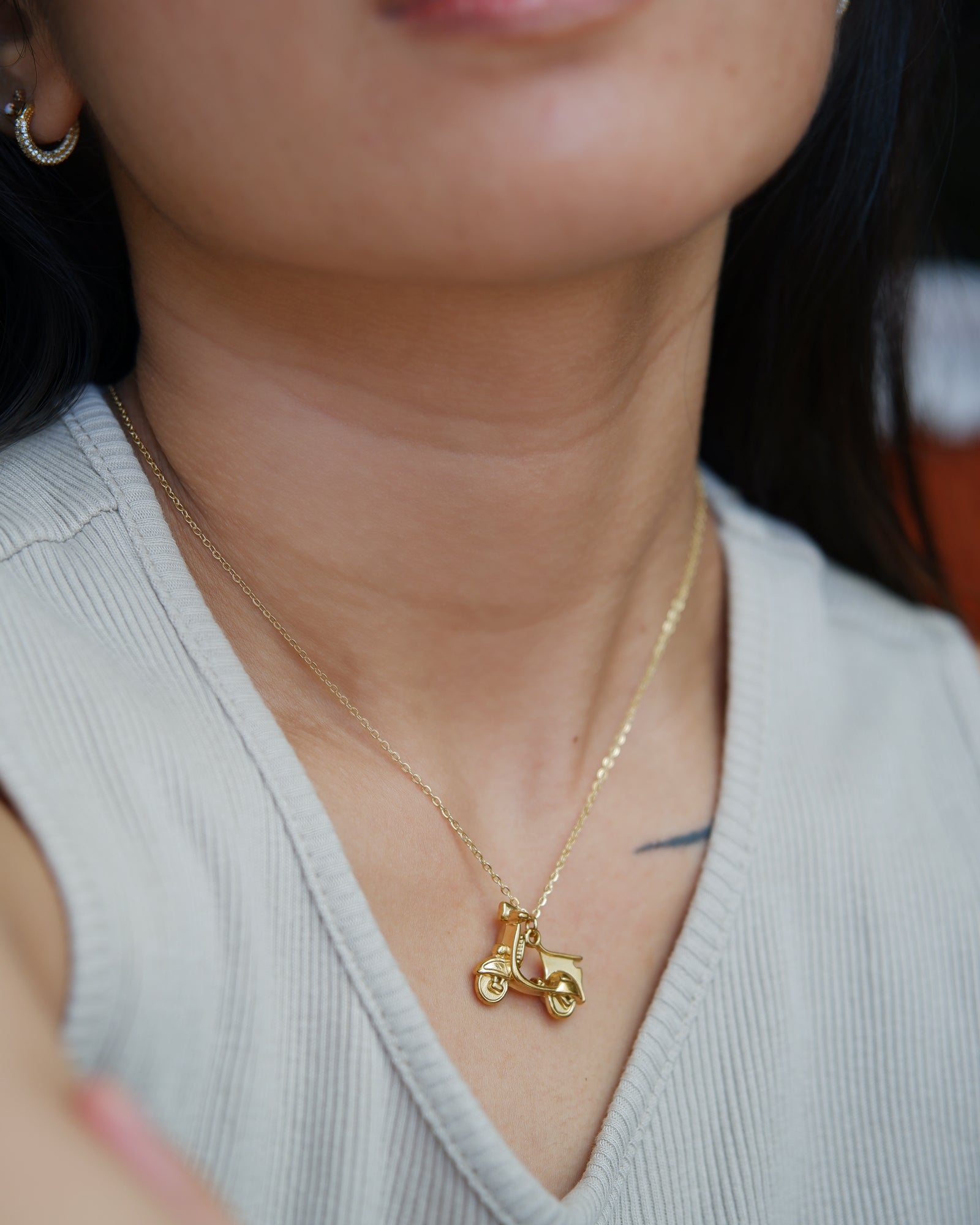 The Italian Scooter Necklace