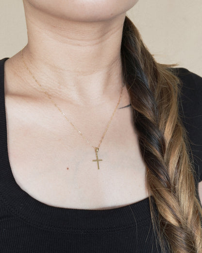 The Statement Cross Pendant in Solid Gold