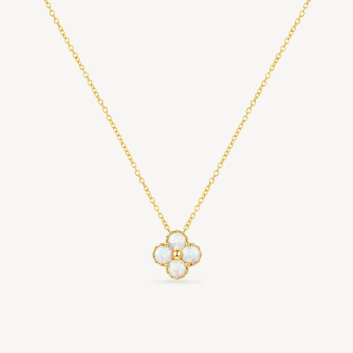 The Lucky Clover Opal Necklace