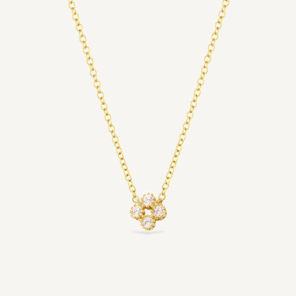 The Lucky Pave Clover Necklace