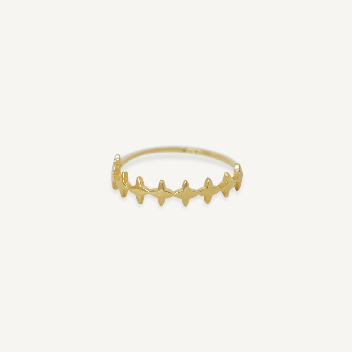 (One-off Piece) The Starry Luster Ring in Solid Gold