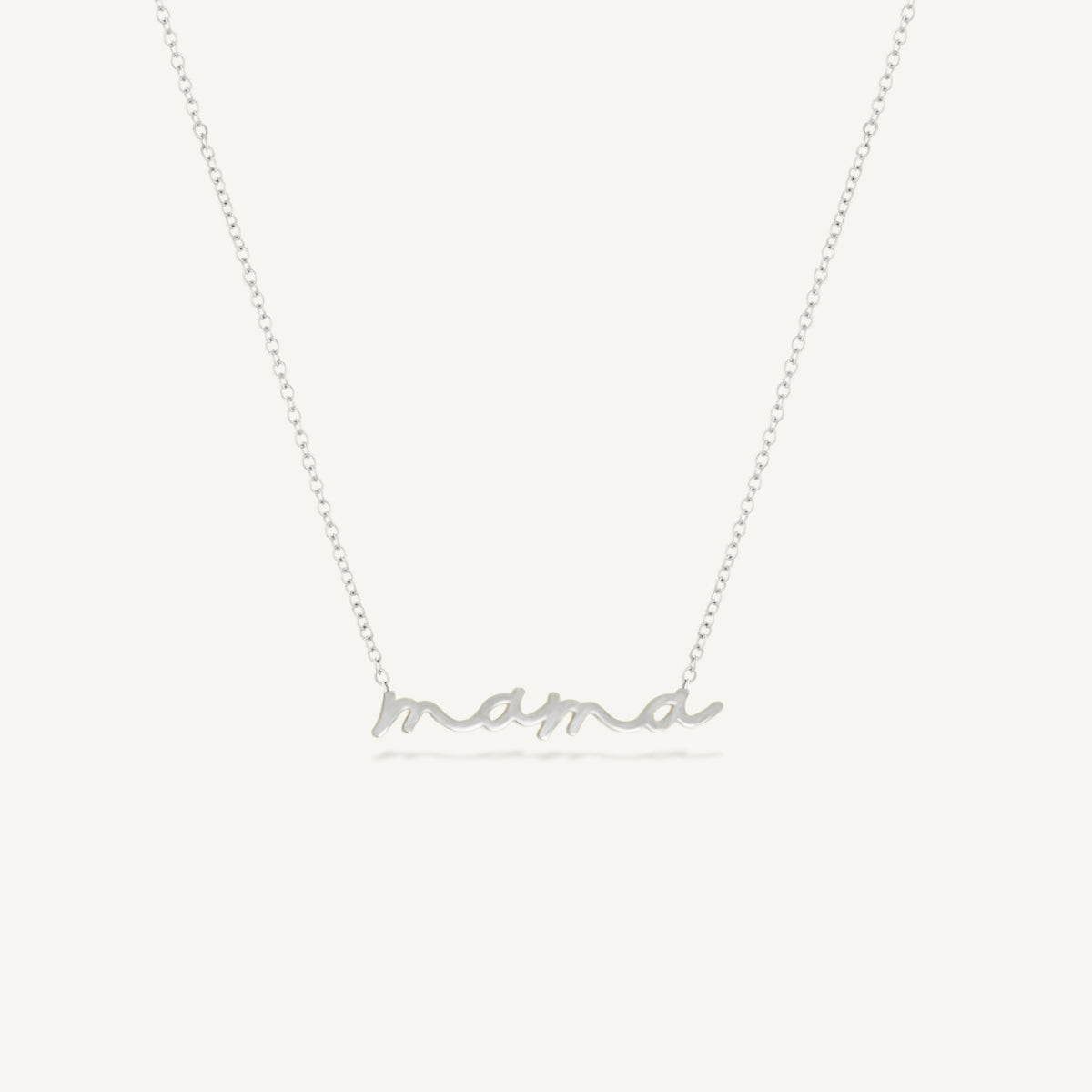 For Mama Script Necklace