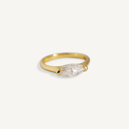 The Marquise Bold Moissanite Ring