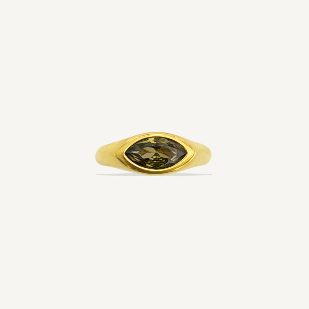 Marquise Modern Signet Ring