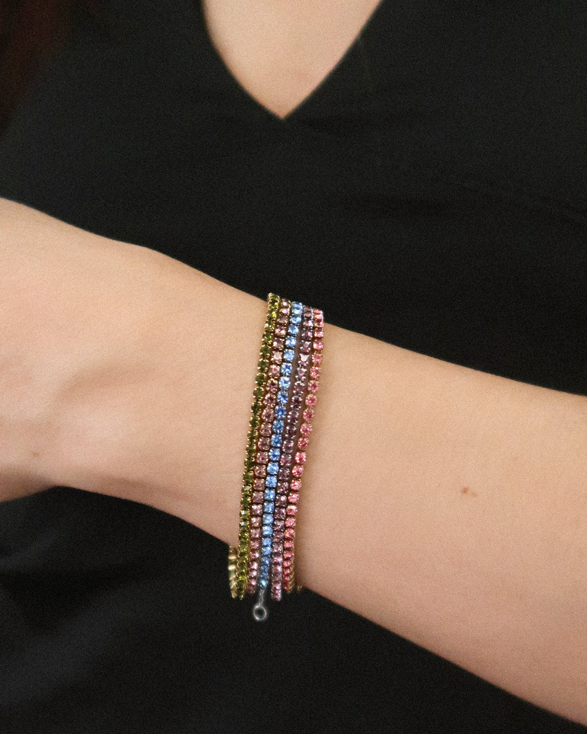 The Mini Tennis Birthstone Bracelet