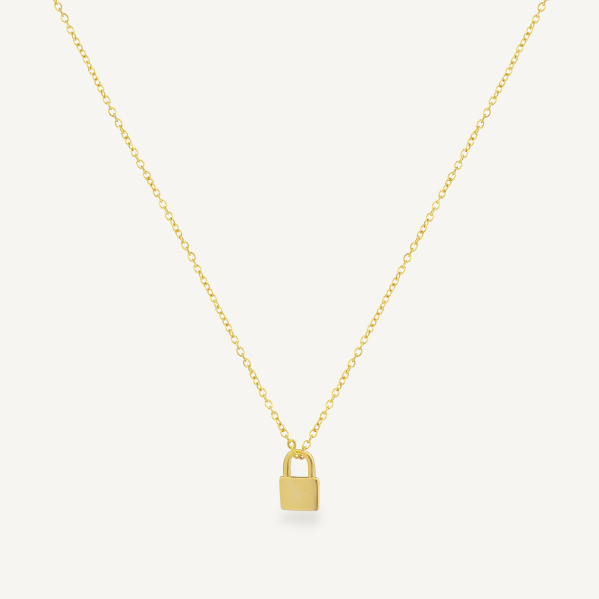 The Tiny Padlock Promise Necklace