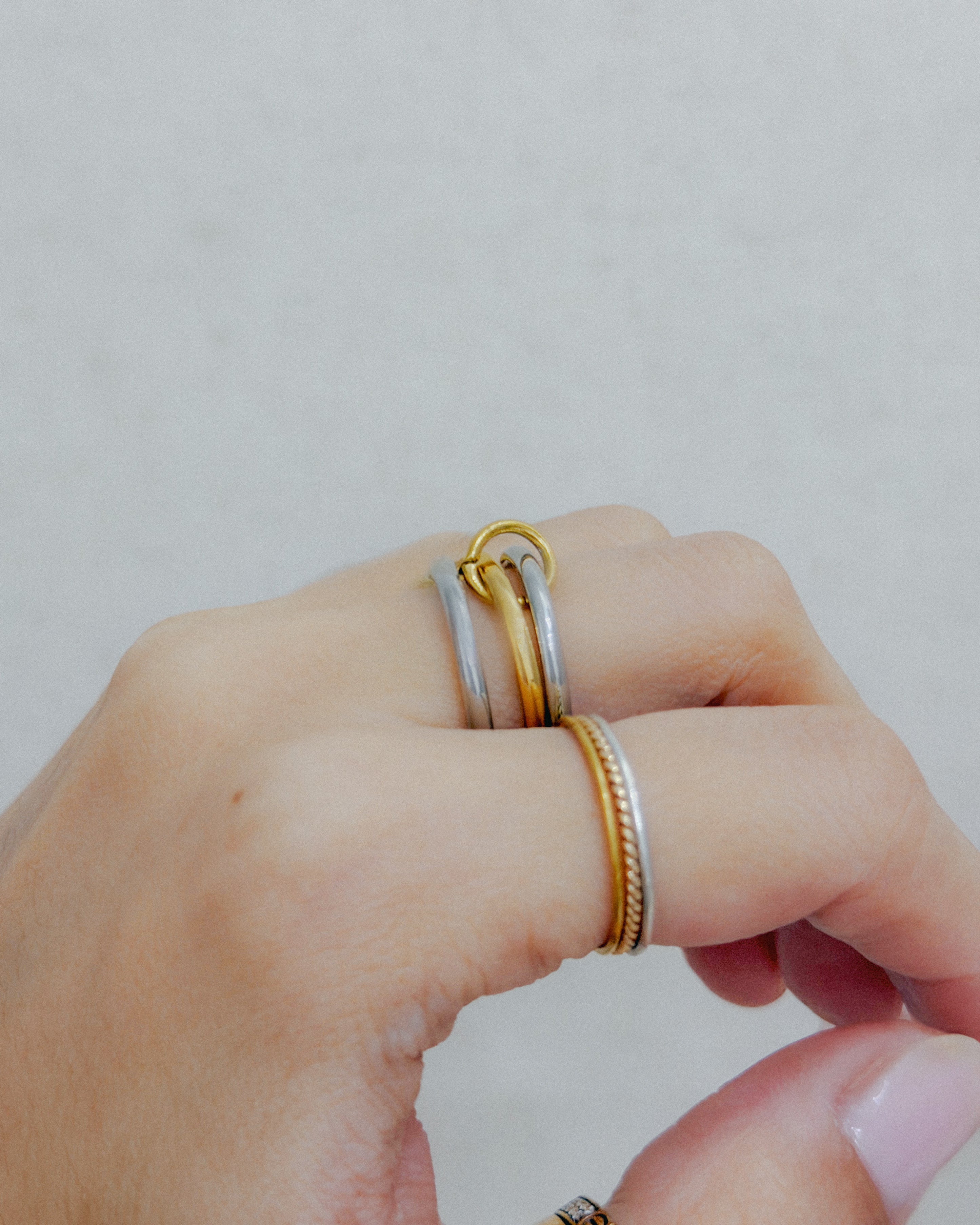 The Two-Tone Connected Ring | Holiday Shop