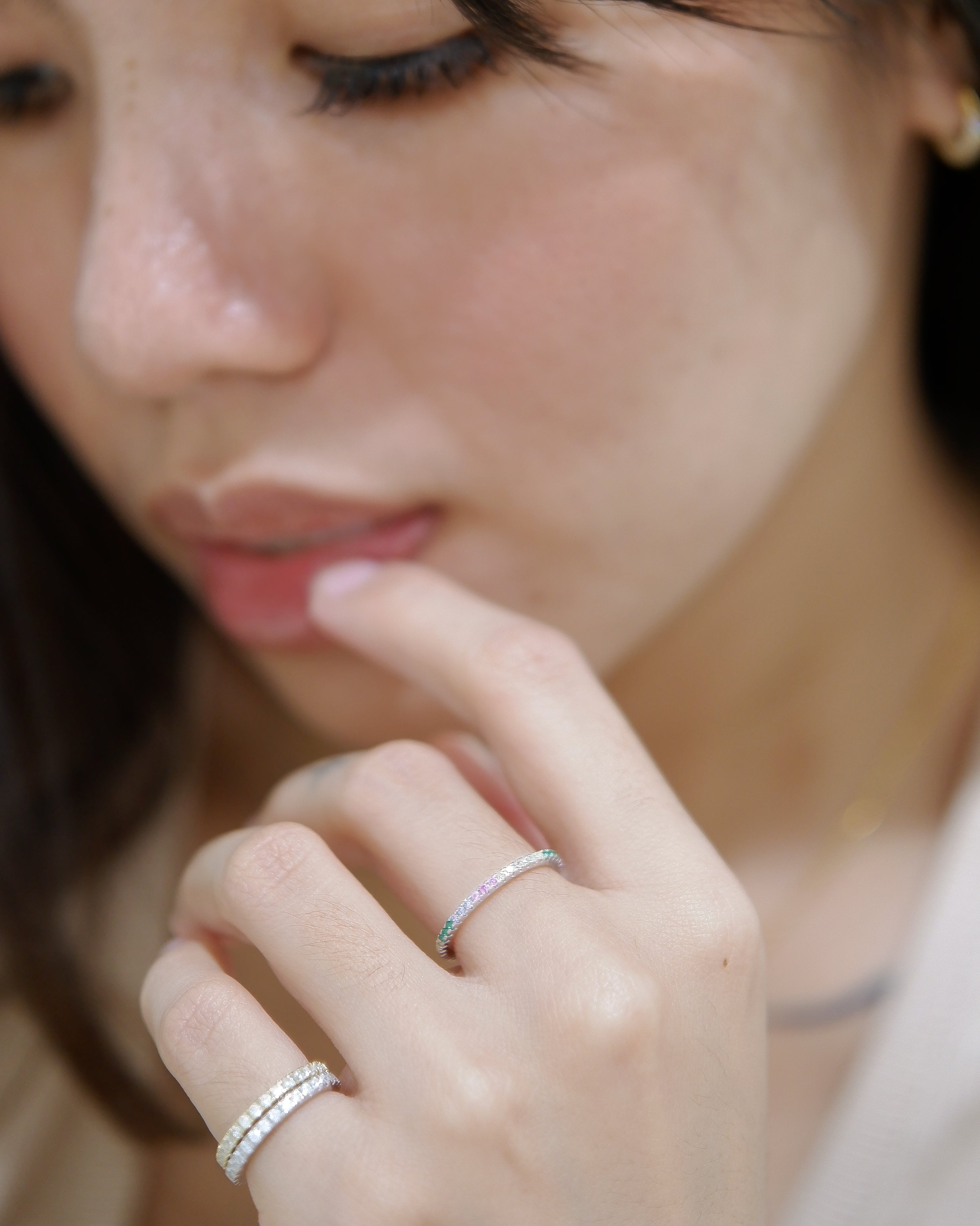 The Classic Half/Full Eternity Pinky Ring