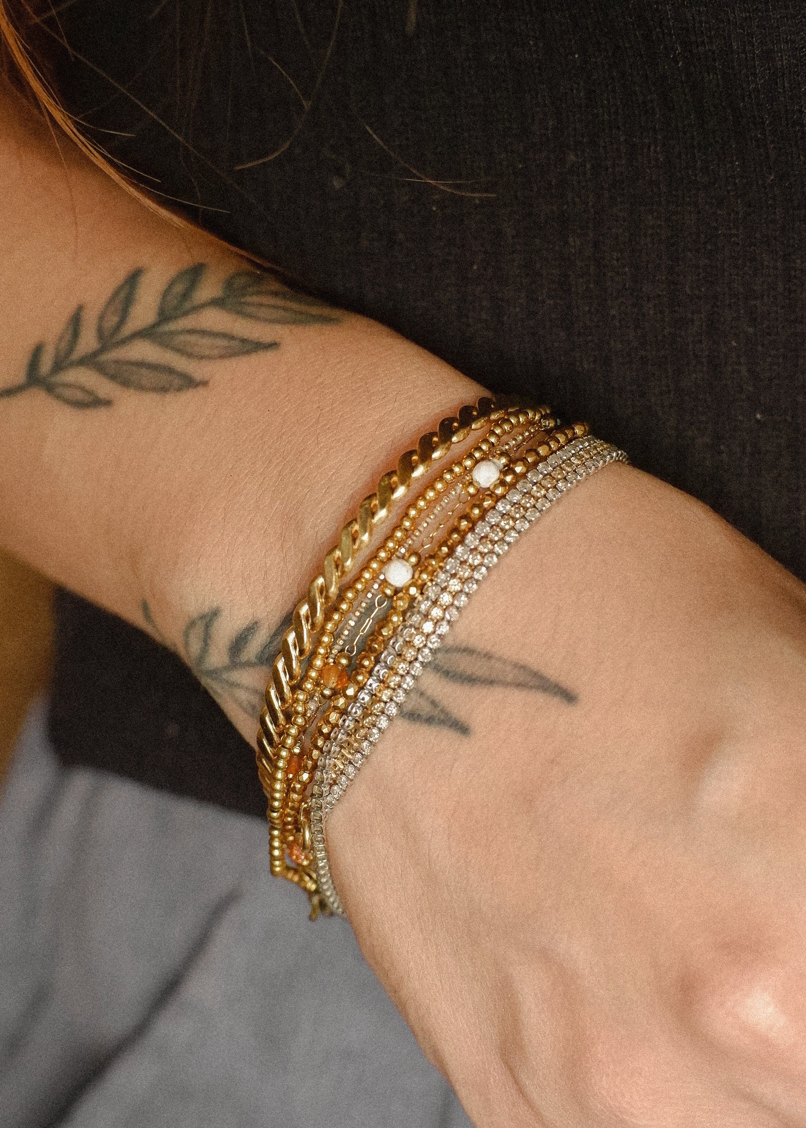 The Minimalist Beaded Soft Bracelet