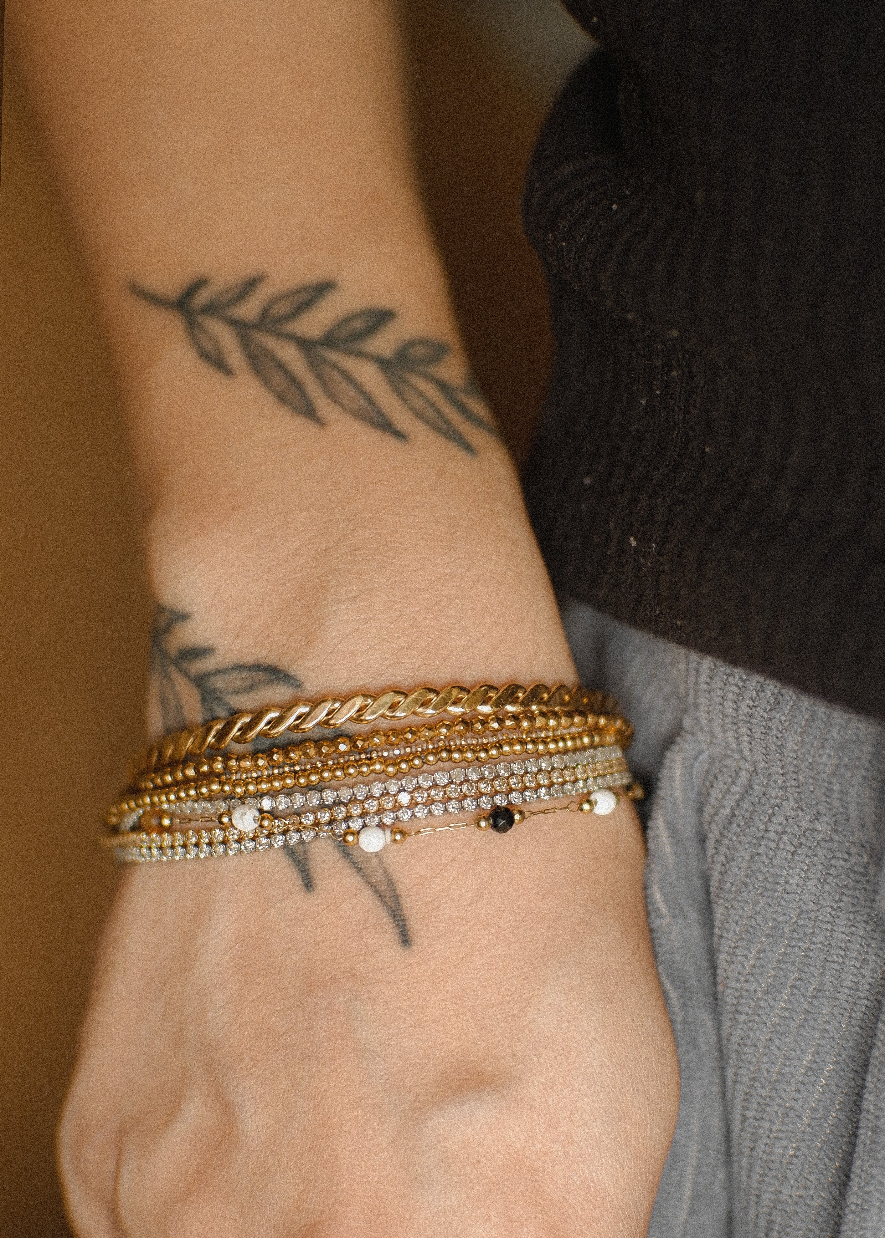 The Minimalist Beaded Soft Bracelet
