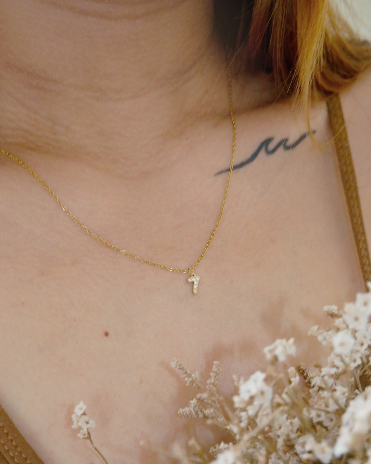 The Pave Number Necklace