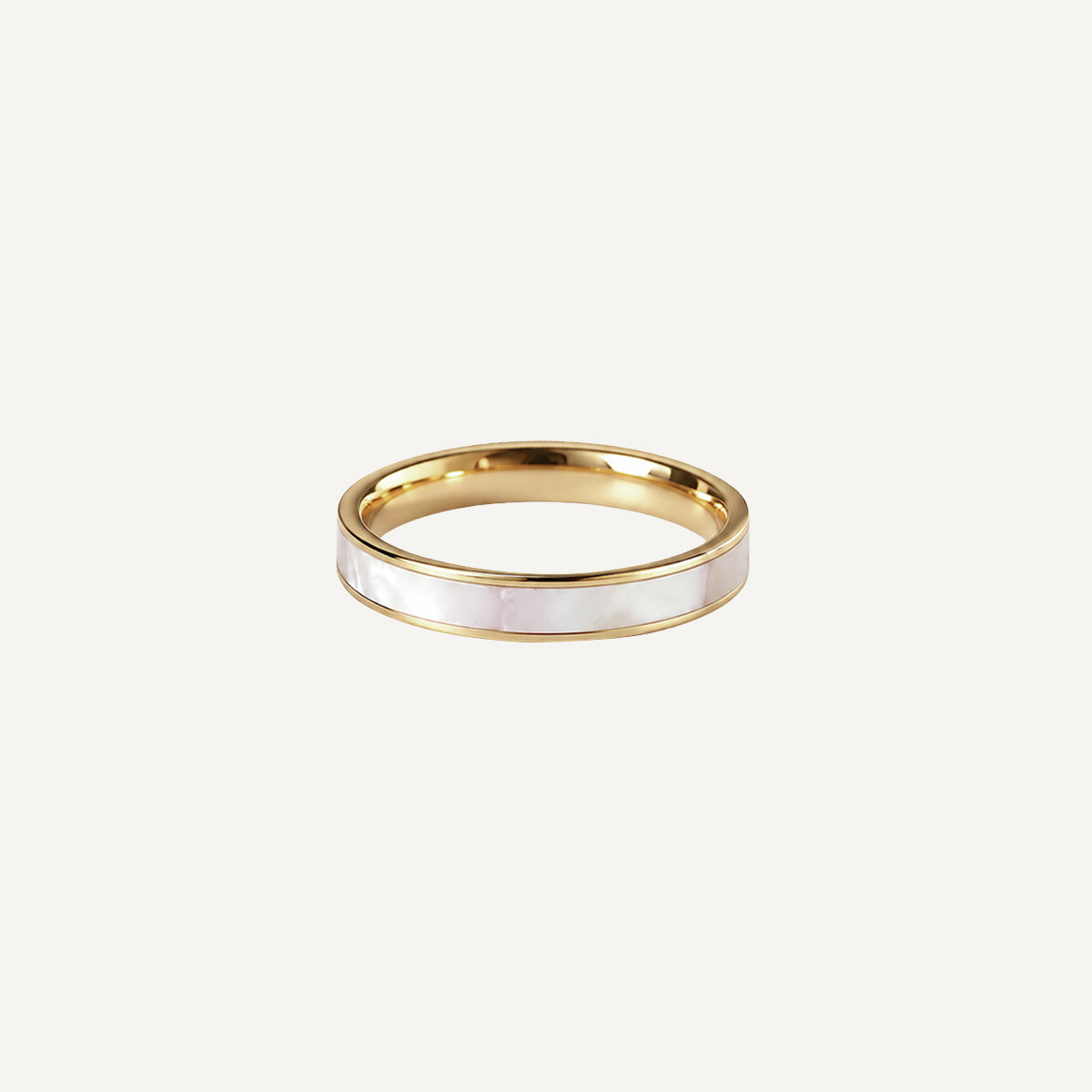The Pearl Wedding Band Set