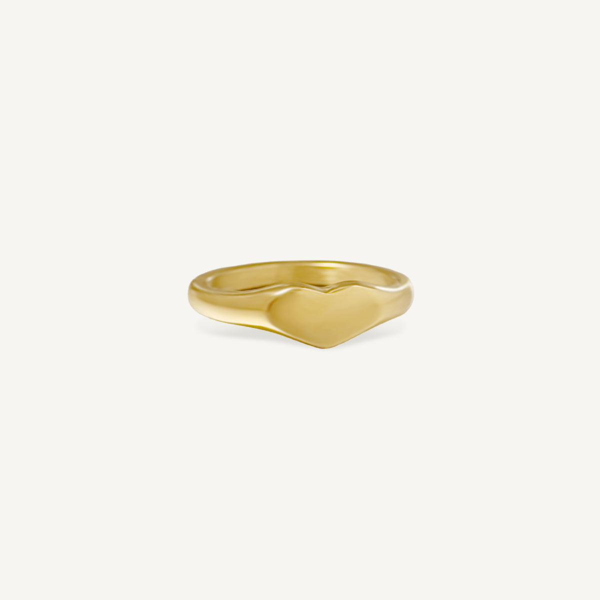The Petite Heart Signet Ring