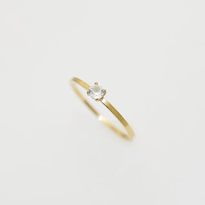The Petite Four-Prong Solitaire Ring