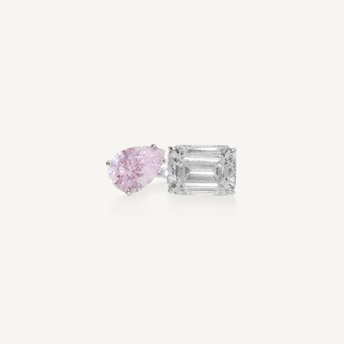 The Any-Size Kylie Pink Ice Floating Ring