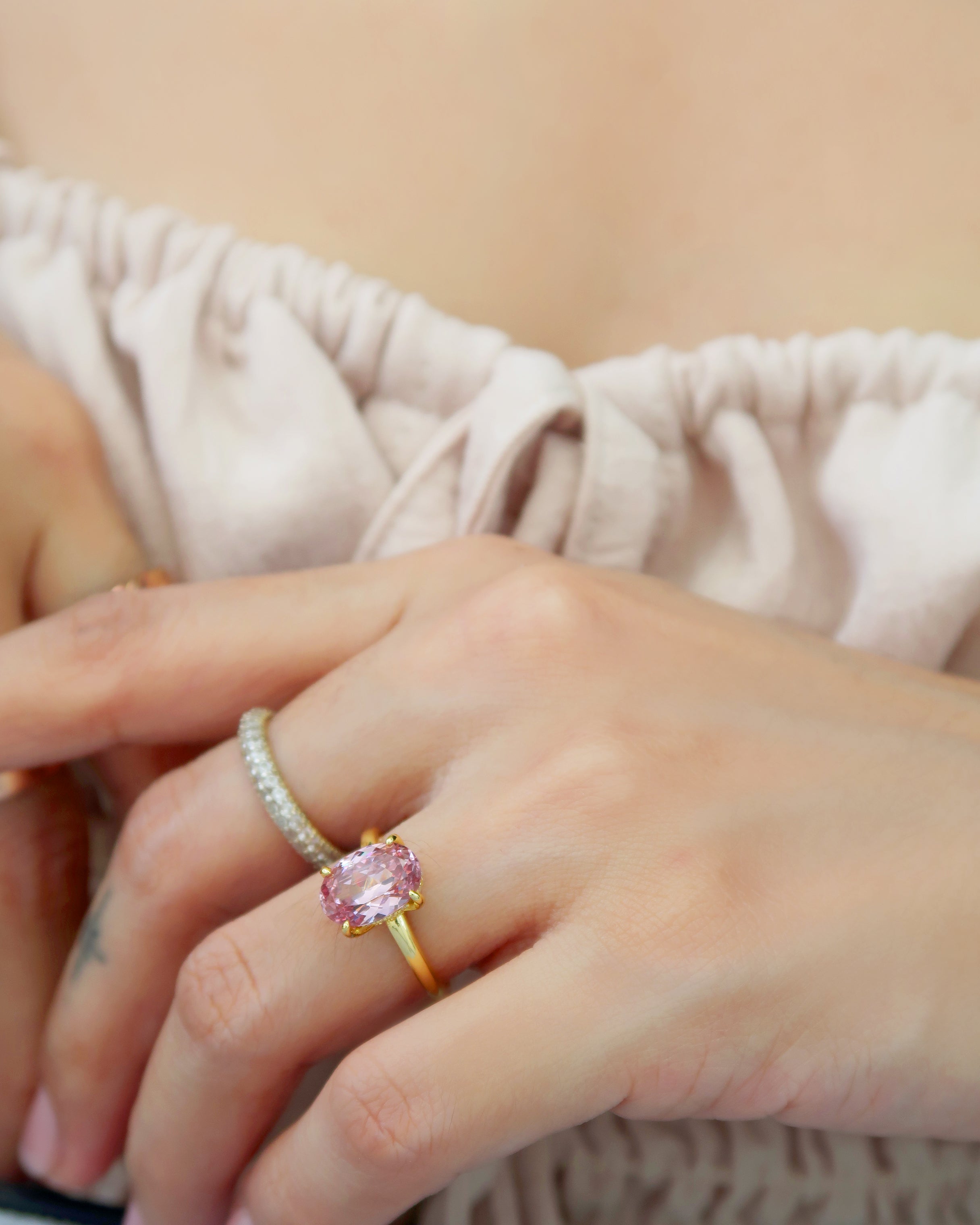 The Classic Clear Oval Radiant Ring