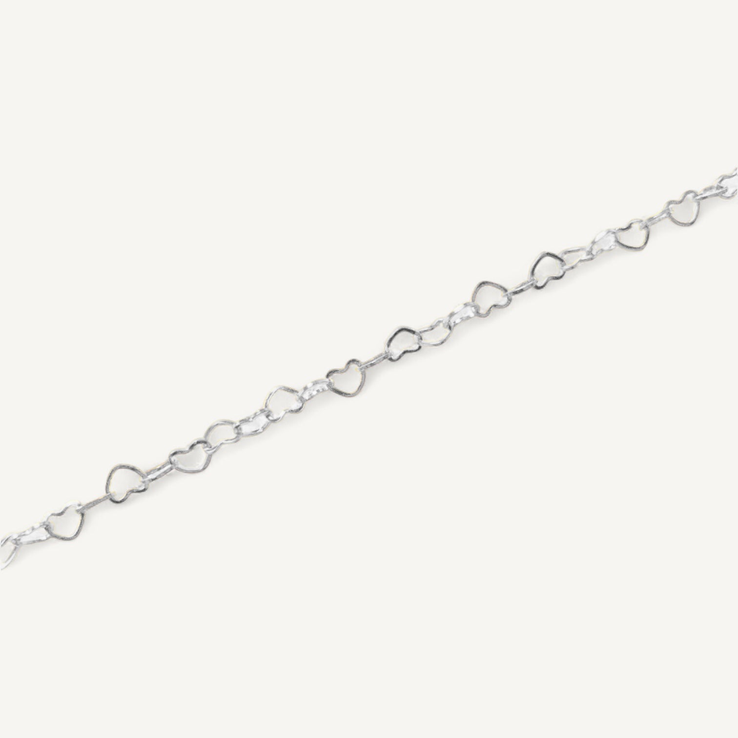 The Heart Link Bracelet in Gold Vermeil