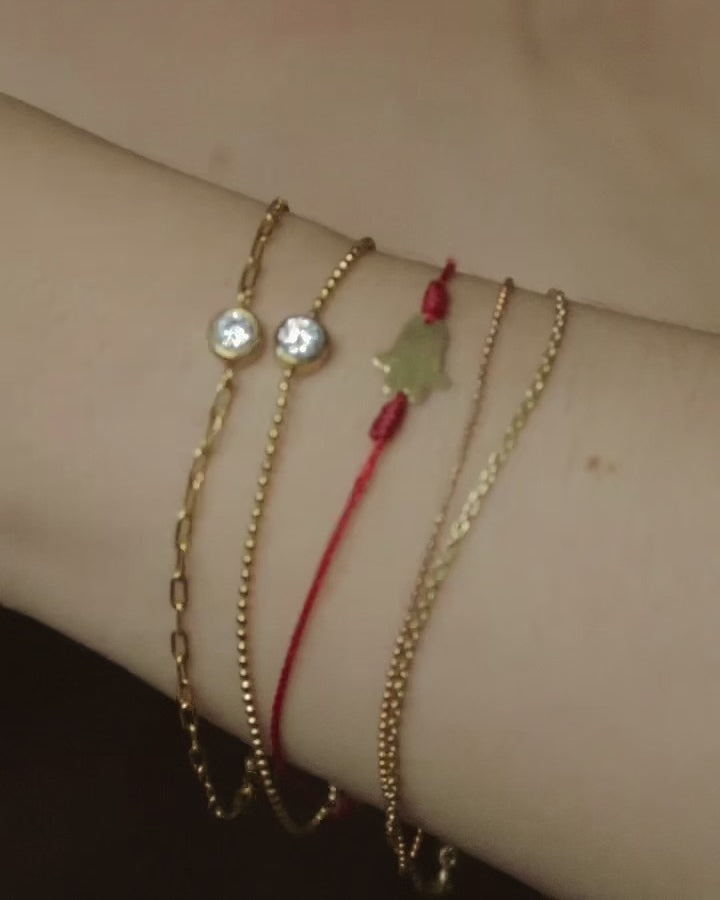 The Beaded Solitaire Bracelet