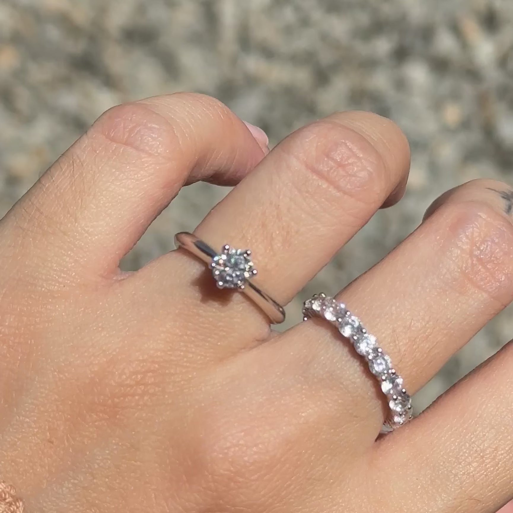 The Six Prong Classic Moissanite Ring