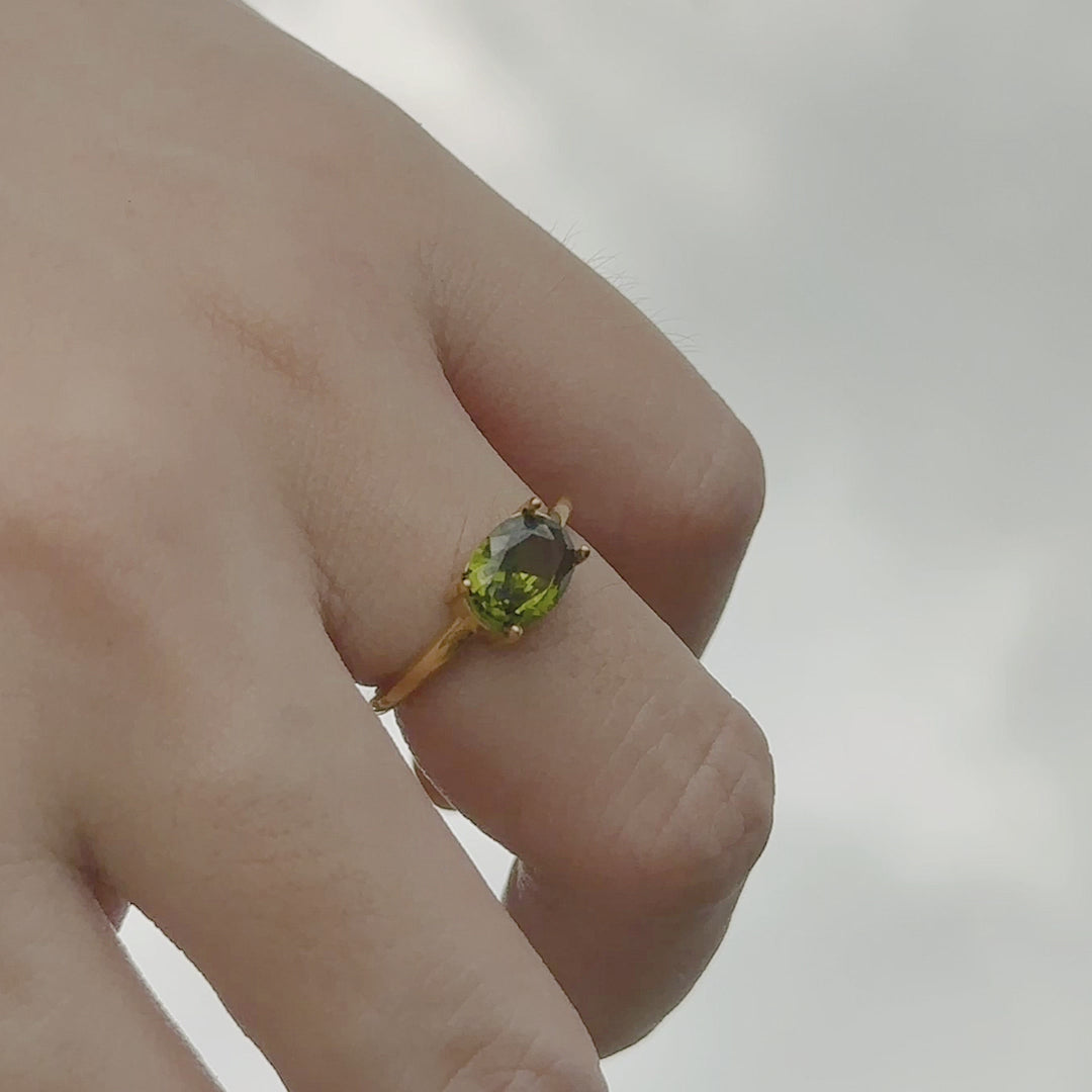 The Classic Oval Birthstone Ring | Holiday Shop