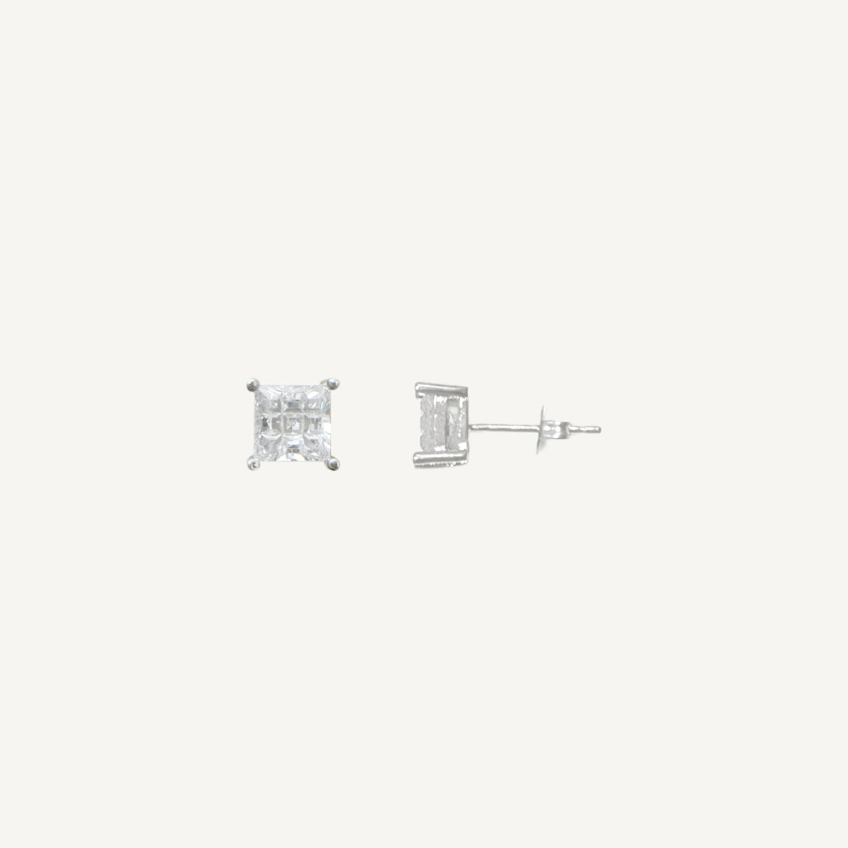 The Bold Princess Cut Earrings