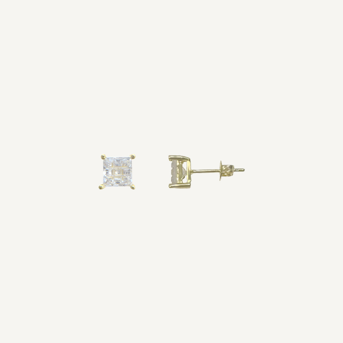 The Bold Princess Cut Earrings