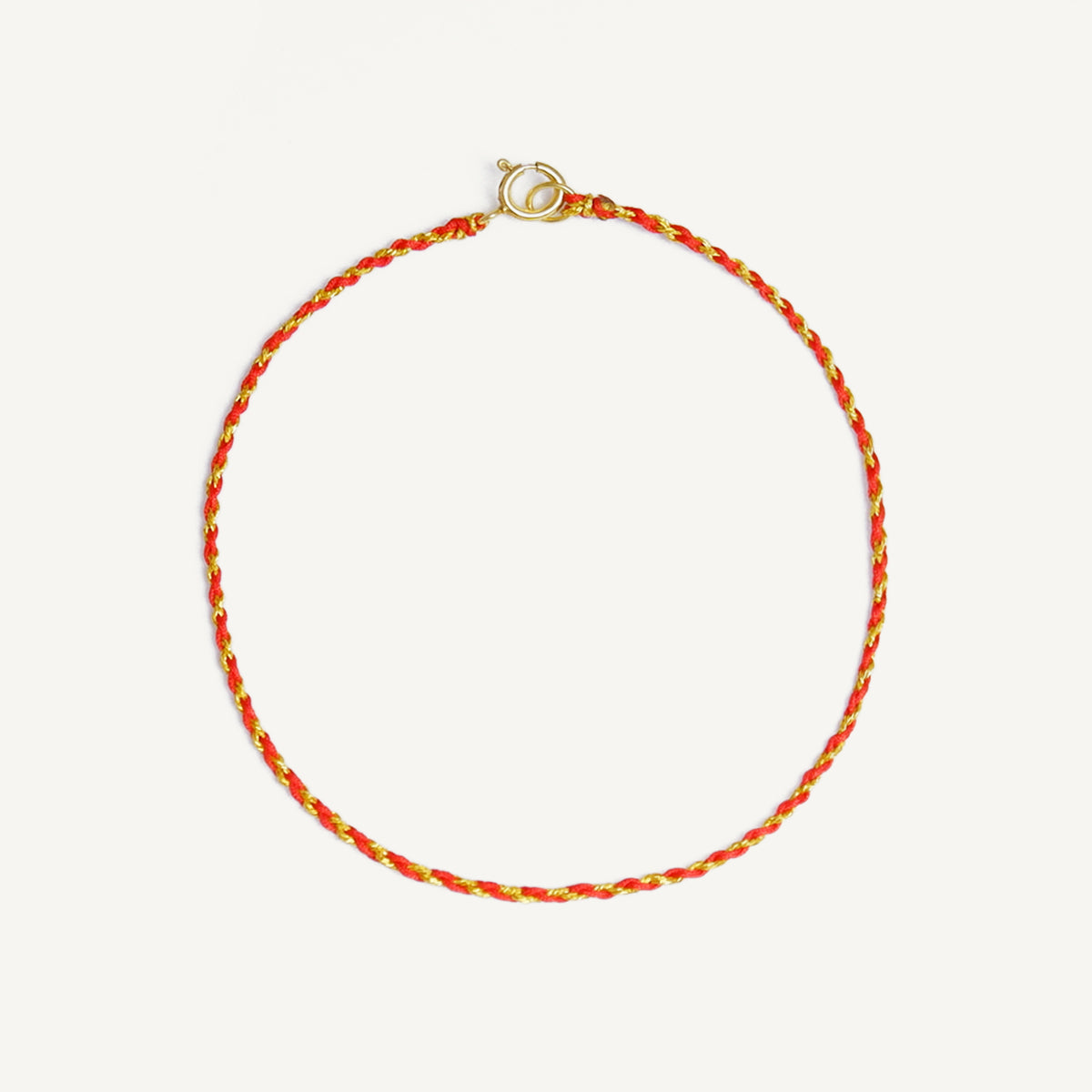 The Red and Gold Line Bracelet and Anklet