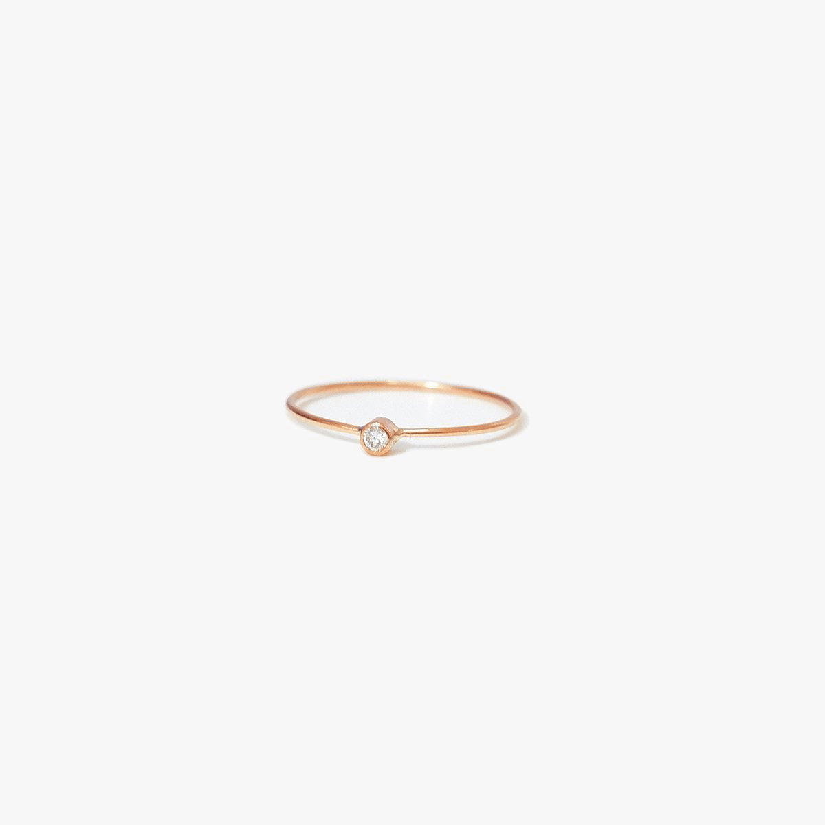 The Classic Birthstone Ring in Solid Gold