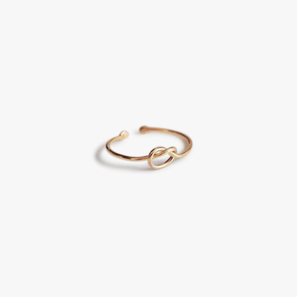 The Any-size Knot Ring in Solid Gold