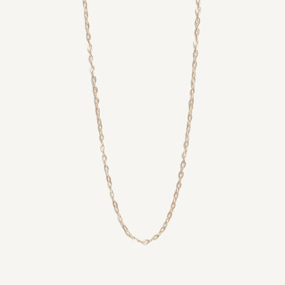 The Barely There Ultra Thin Necklace in Solid Gold
