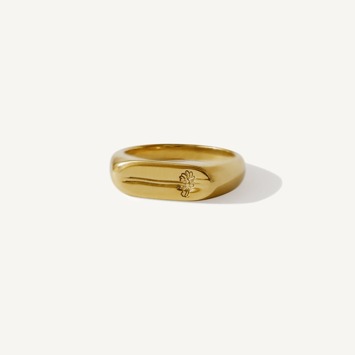 The Floral Bar Signet Ring
