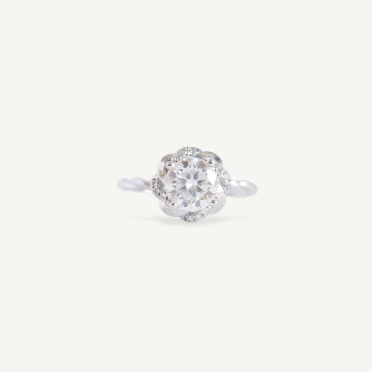 The Radiant Rose Moissanite Ring in Size 5 | Gift Shop