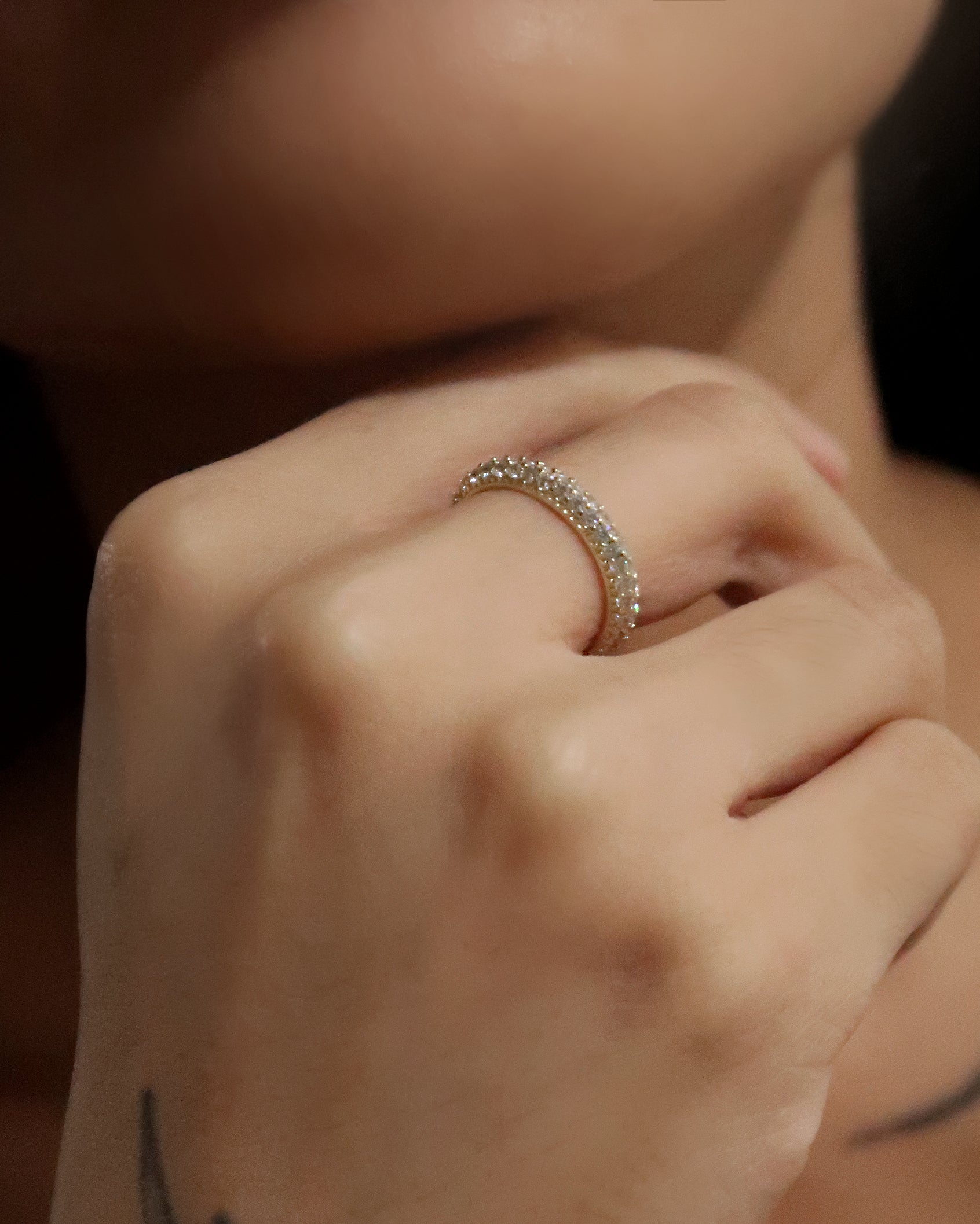 The Everyday Full Pave Dome Ring