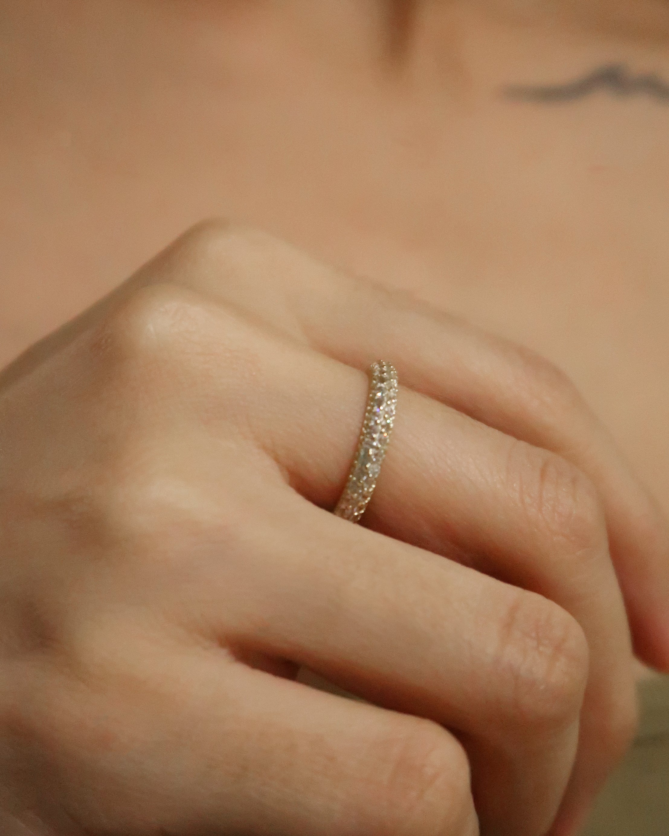 The Everyday Full Pave Dome Ring