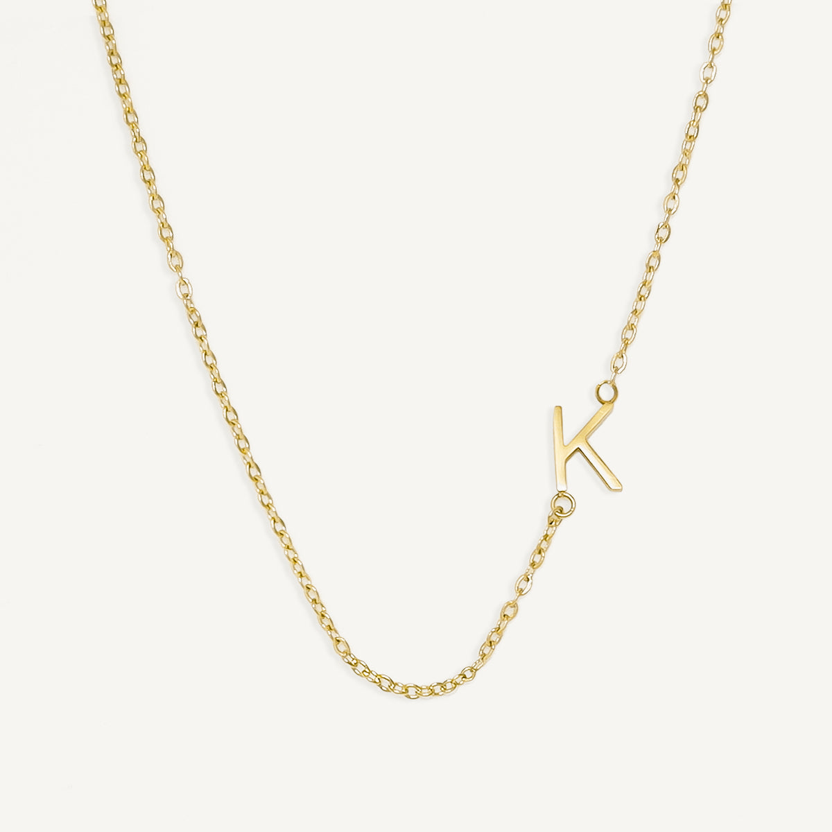 The Skinny Sideways Initial Necklace | Holiday Shop