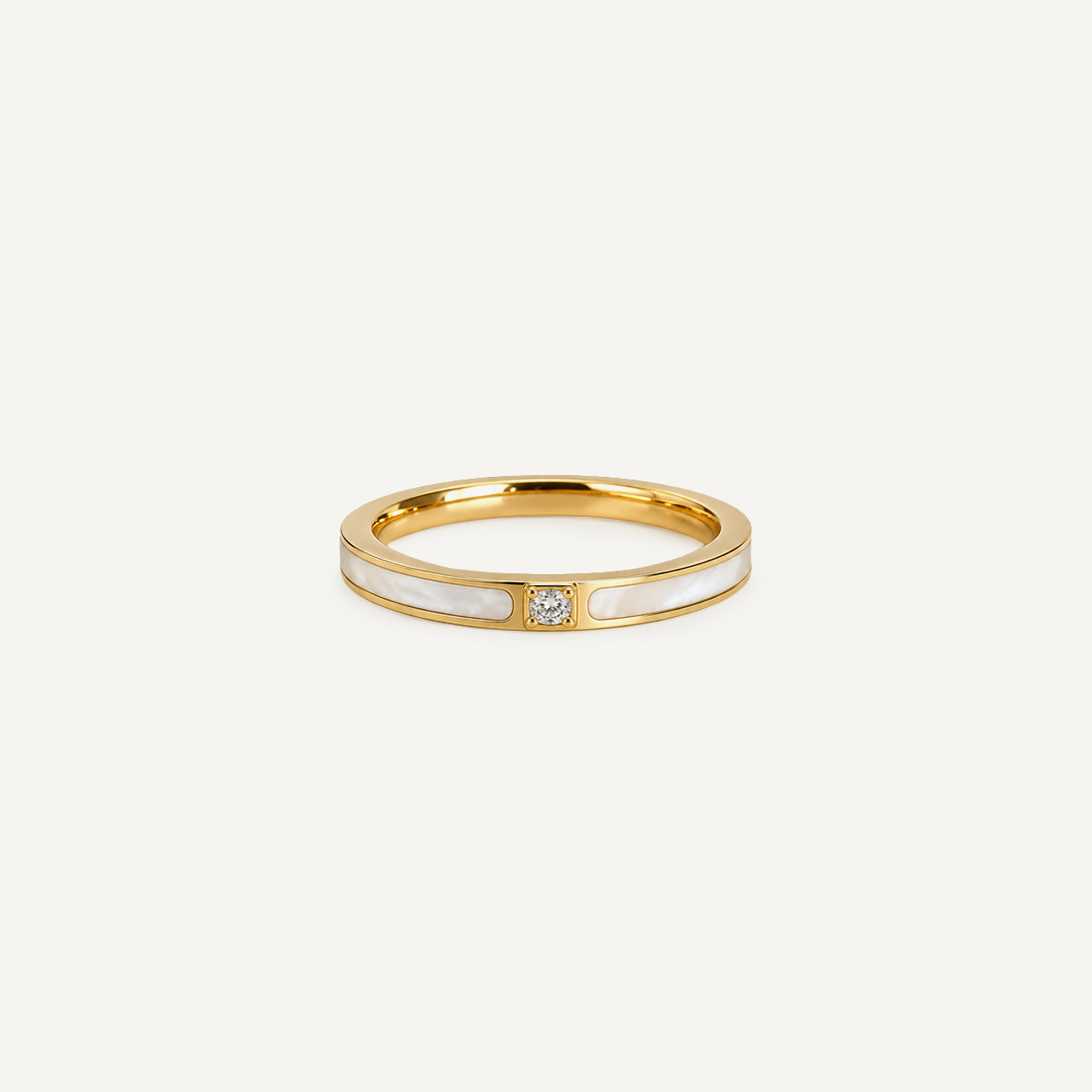 The Pearl Wedding Band Set