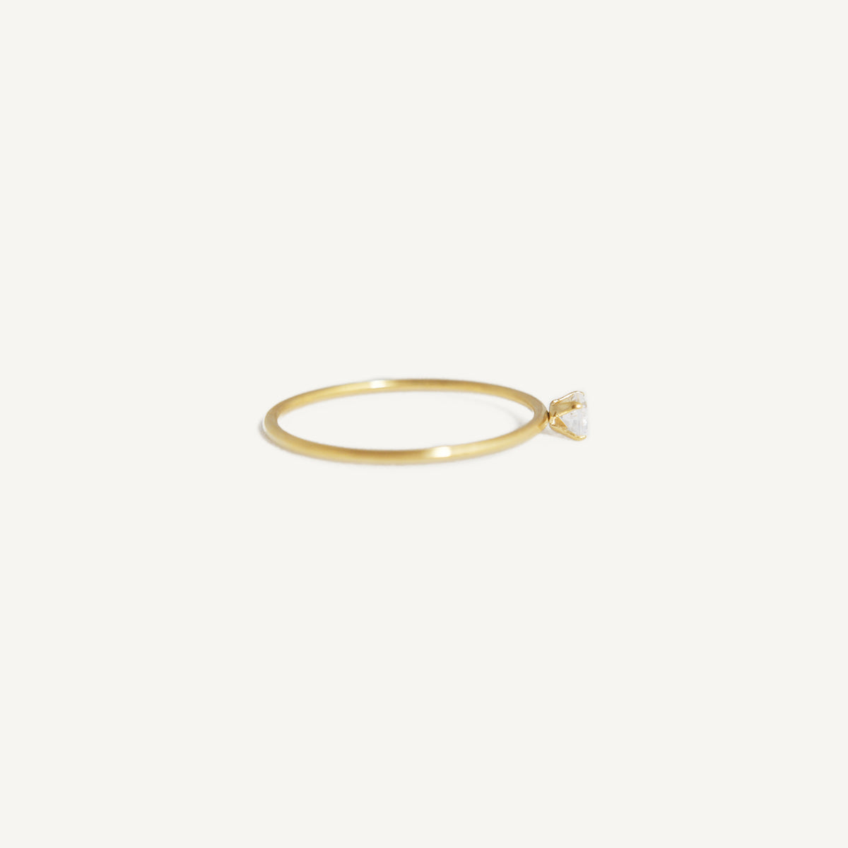 The Skinny Solitaire Ring