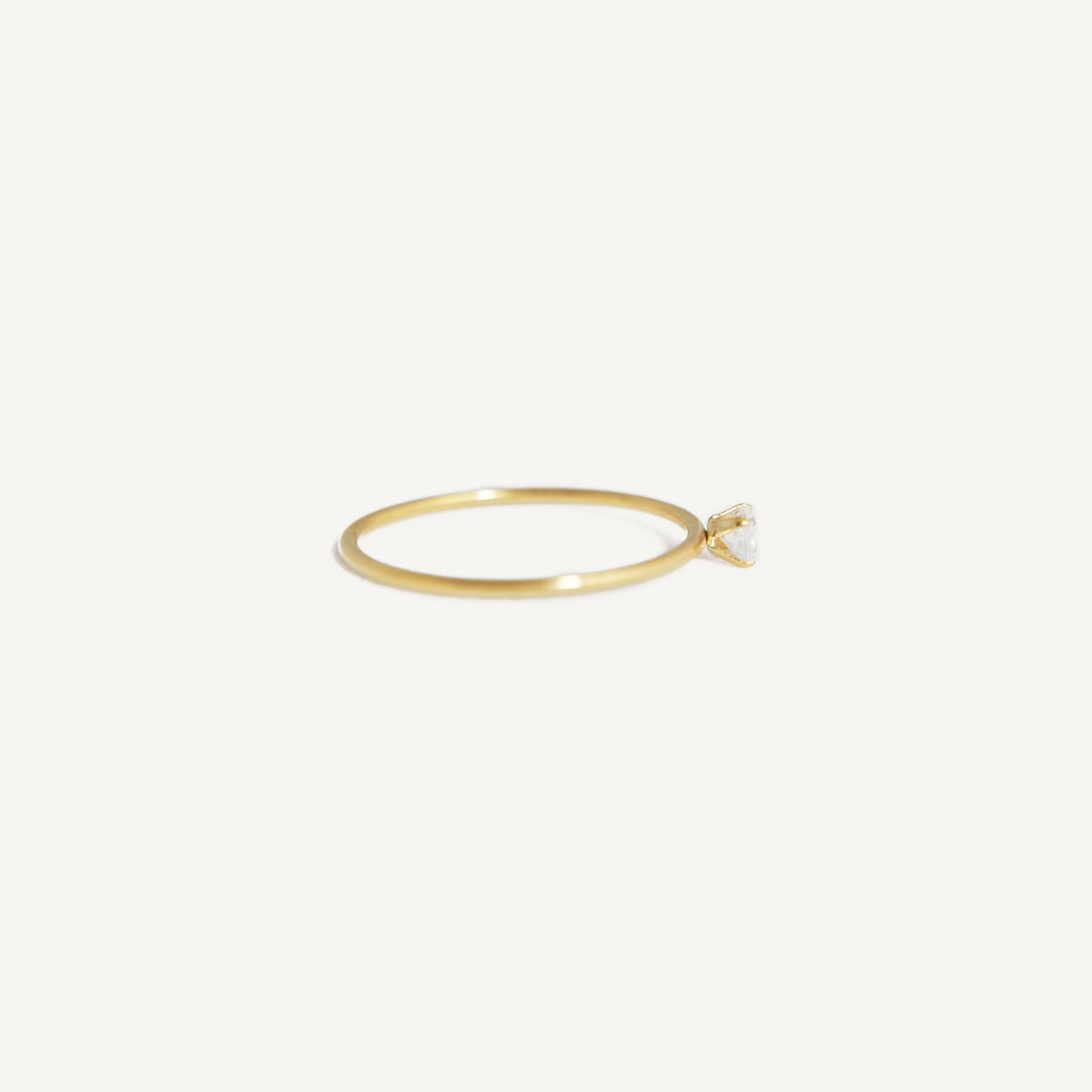 The Skinny Solitaire Ring