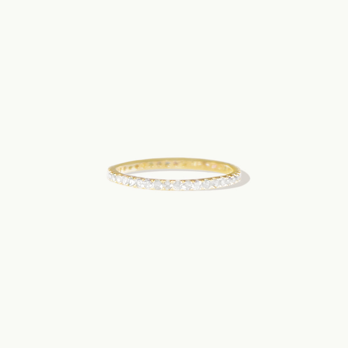The Color Play Slim Eternity Band in Solid Gold (Limited)