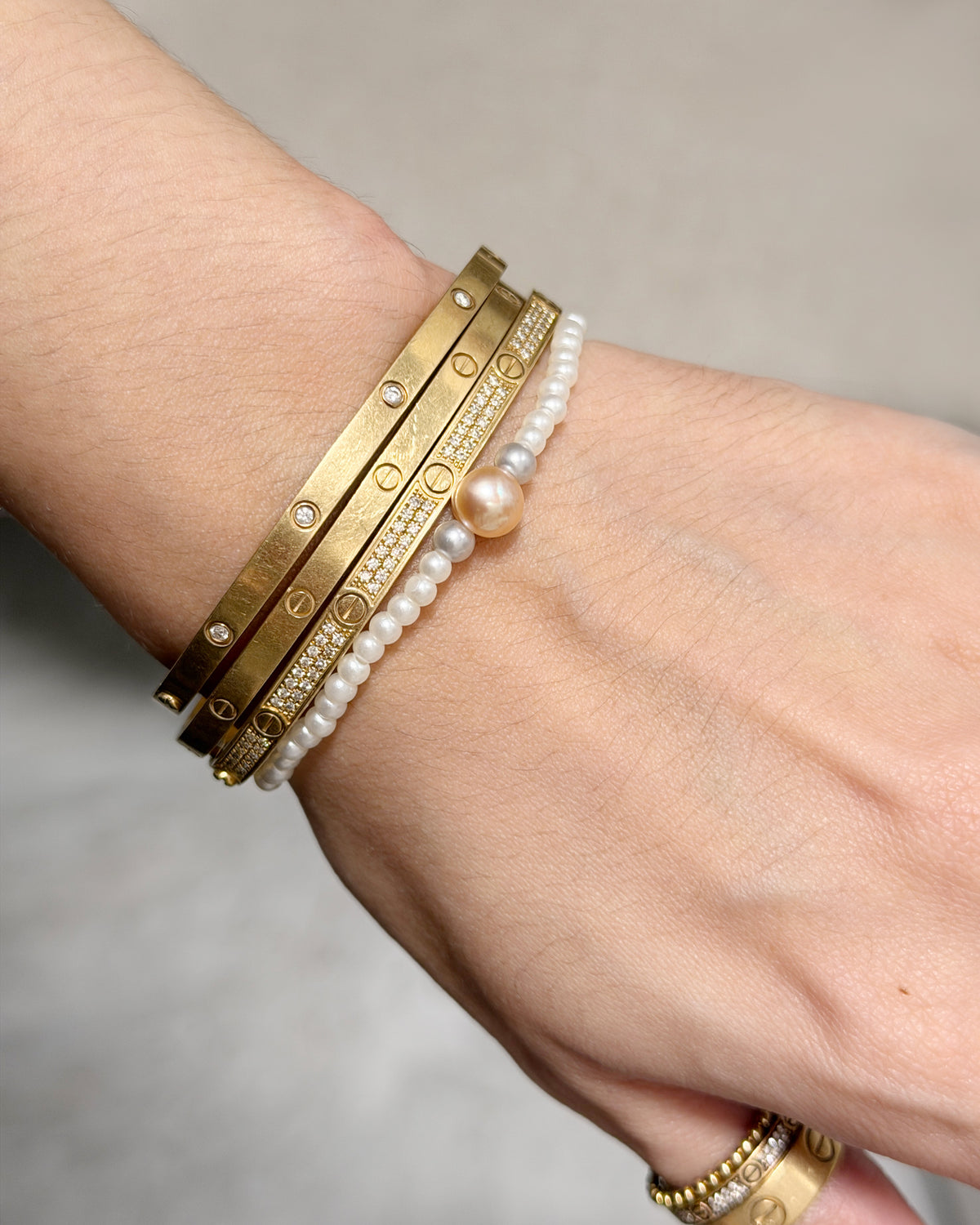 Softie Stacking Pearl String Bracelet