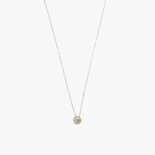 The Classic Birthstone Necklace in Solid Gold