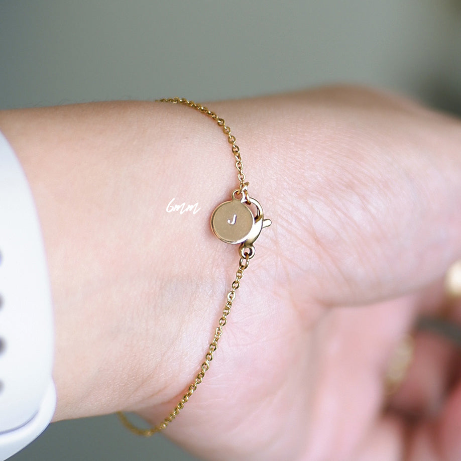 The Tiny Disc Bracelet and Anklet