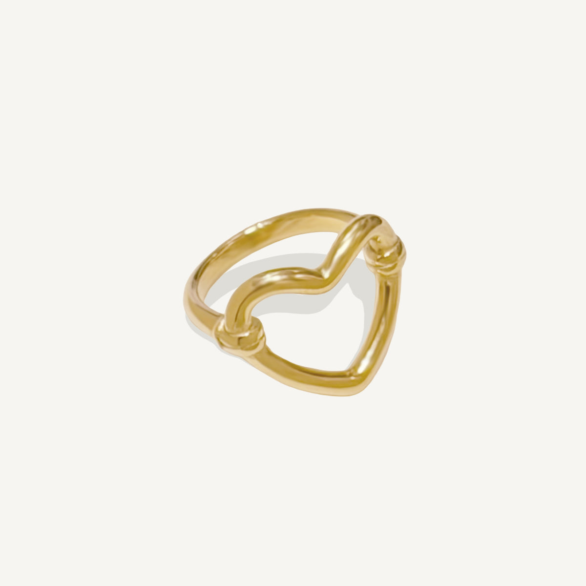 The Bold Outline Heart Ring