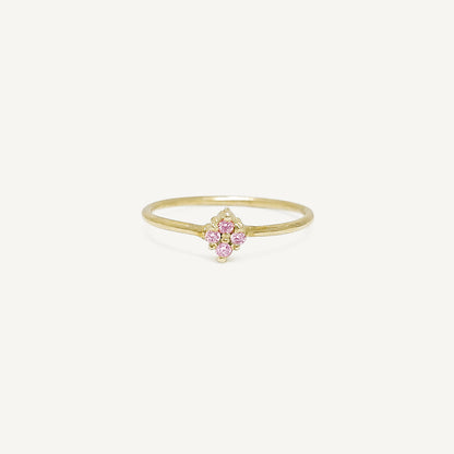 The Story Birthstone Ring in Solid Gold
