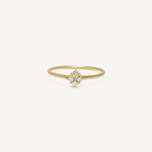The Story Diamond Ring in Solid Gold