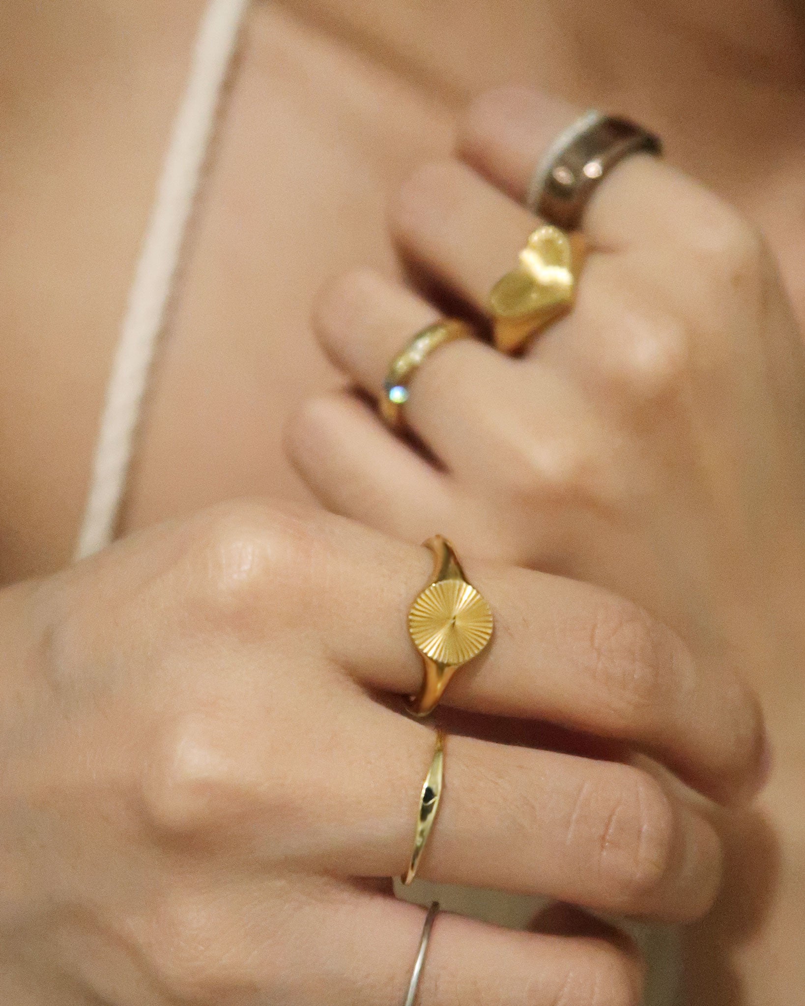 The Sun Ray Signet Ring