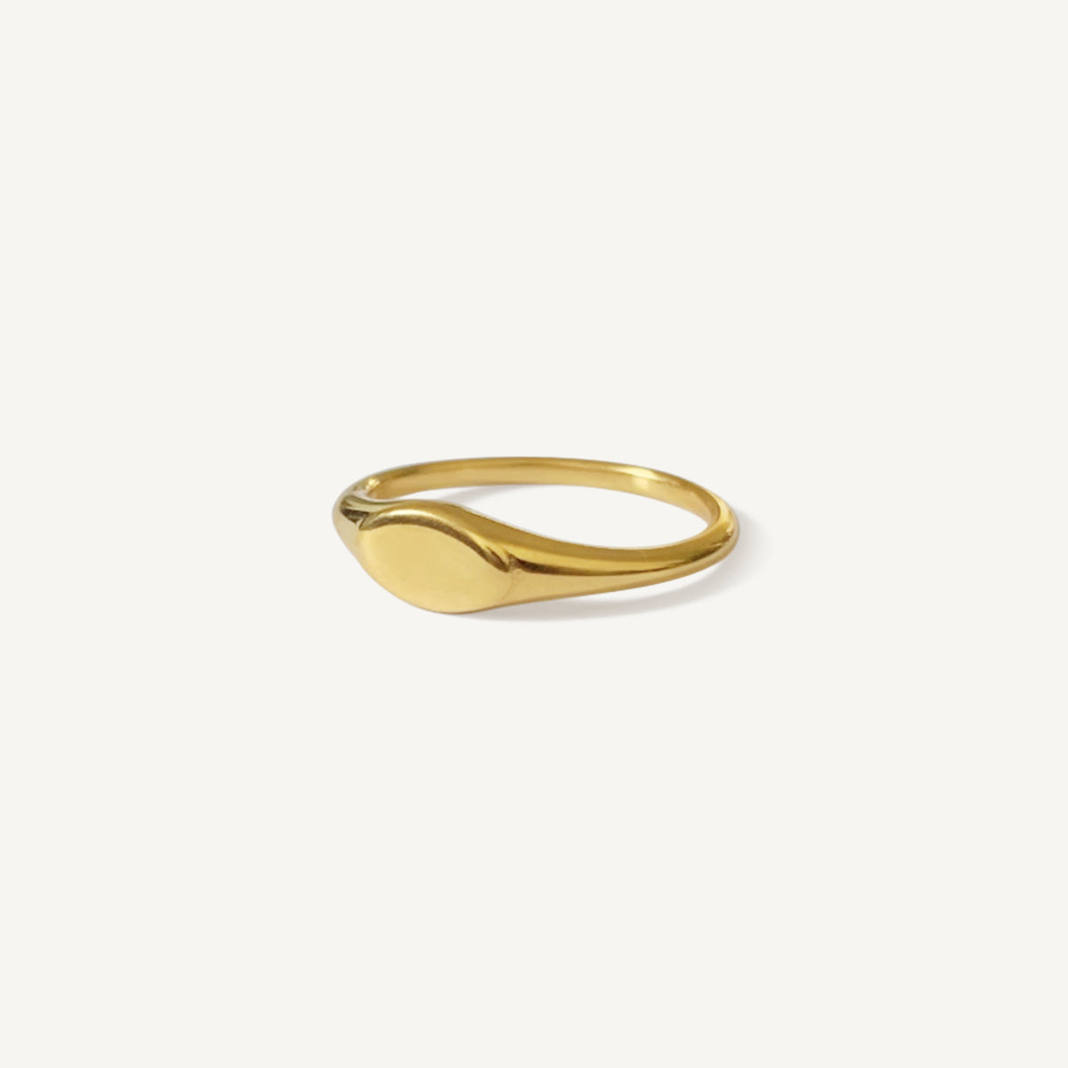 The Minimal Oval Signet Ring