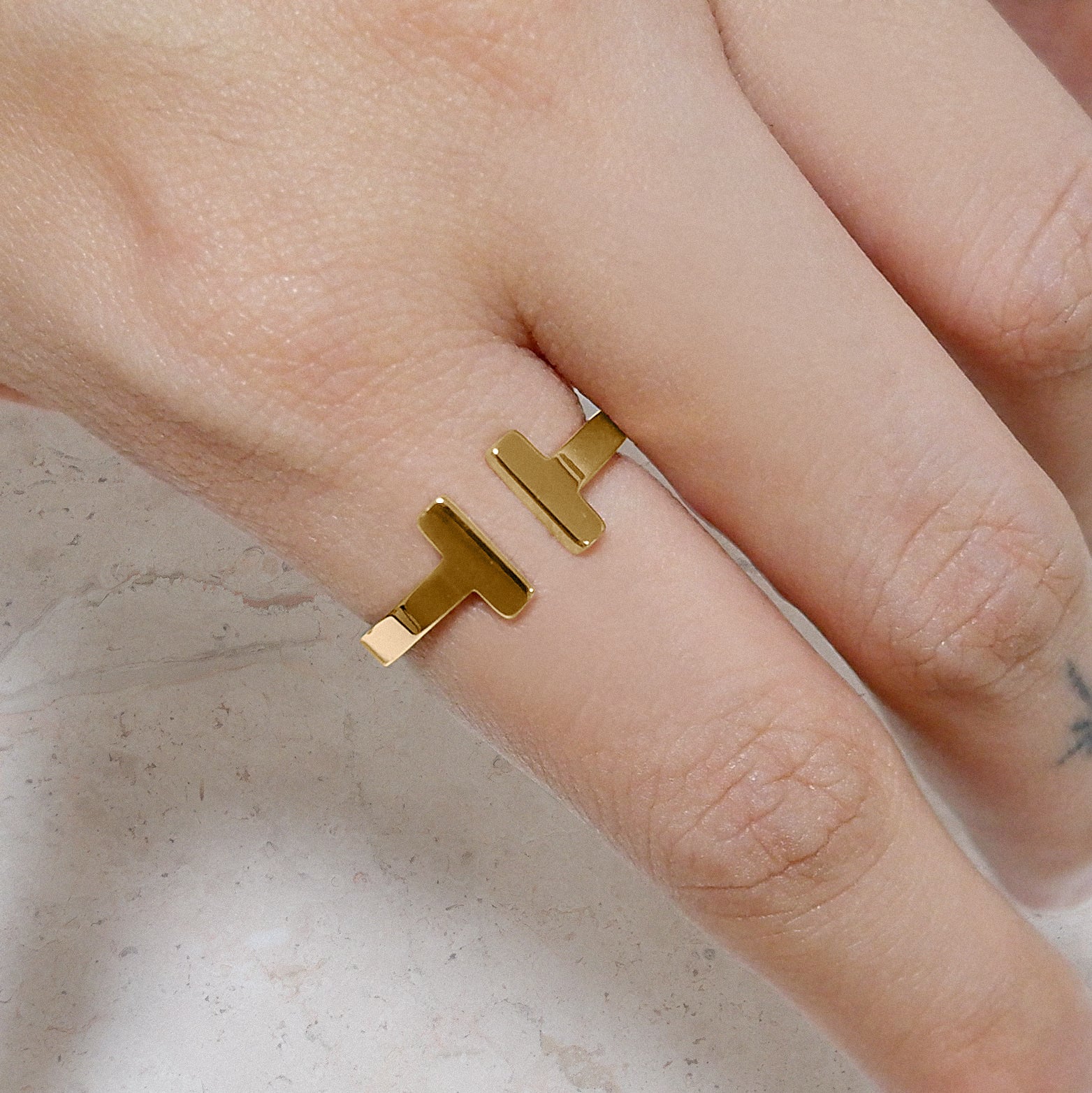 The Tilly Ring in Solid Gold